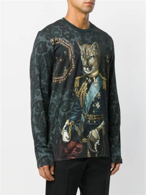 dolce gabbana royal pet portrait shirt|farfetch dolce and gabbana.